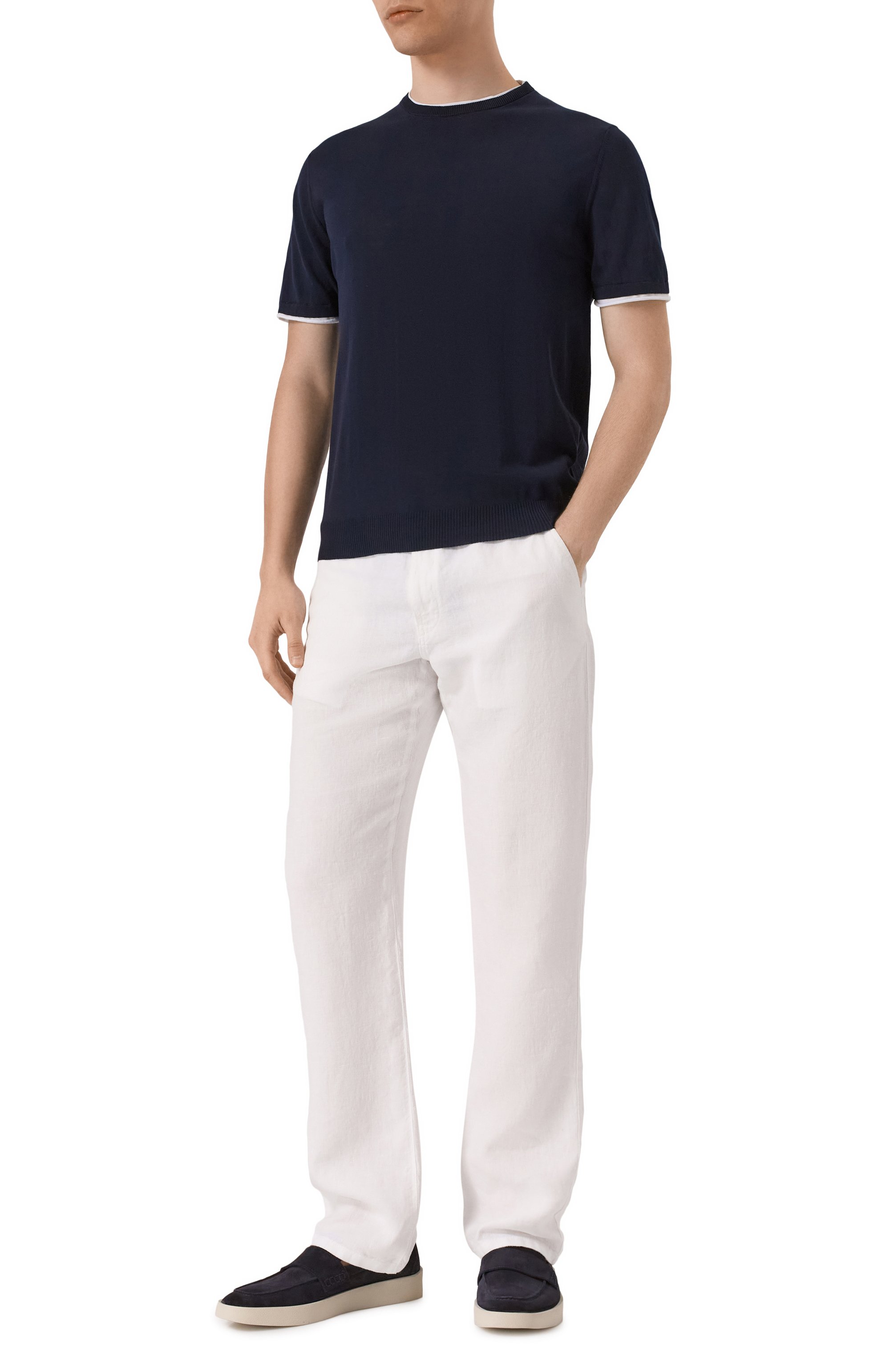 Хлопковый джемпер DANIELE FIESOLI, арт. DF0579, фото 2