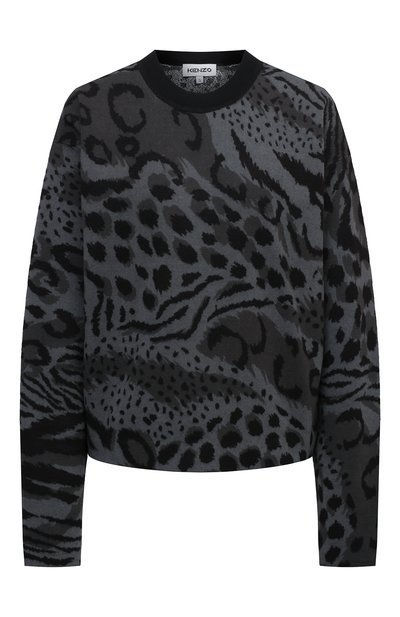 Женский пуловер из шерсти и хлопка KENZO, арт. FB62PU6273CF