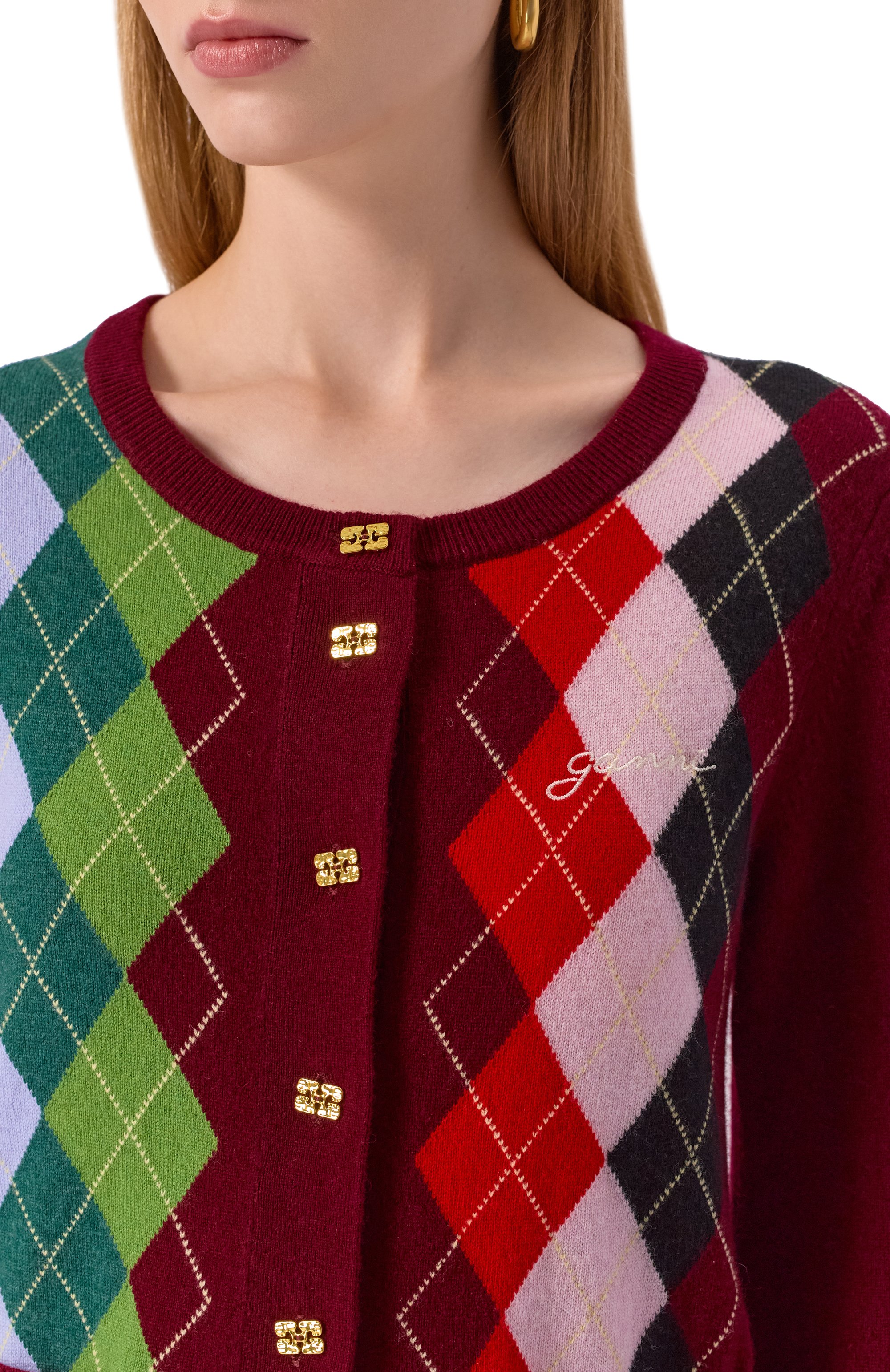 Кардиган из шерсти и кашемира GANNI, арт. K2532, фото 5