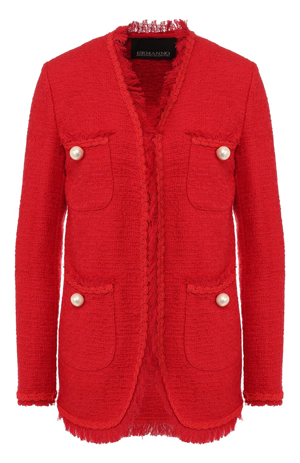 Твидовый жакет ERMANNO ERMANNO SCERVINO, арт. 44 T CP07 STU, фото 1