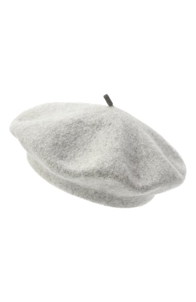 Шерстяной берет BRUNELLO CUCINELLI, арт. MCAP90136, фото 2