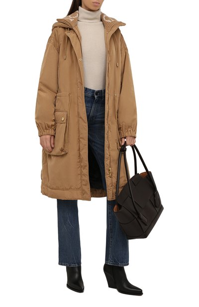 Парка ICEBERG бежевого цвета по цене 103000 руб., арт. 21I I2P0/0031/5A24, фото 2 Парка ICEBERG, арт. 21I I2P0/0031/5A24, фото 2