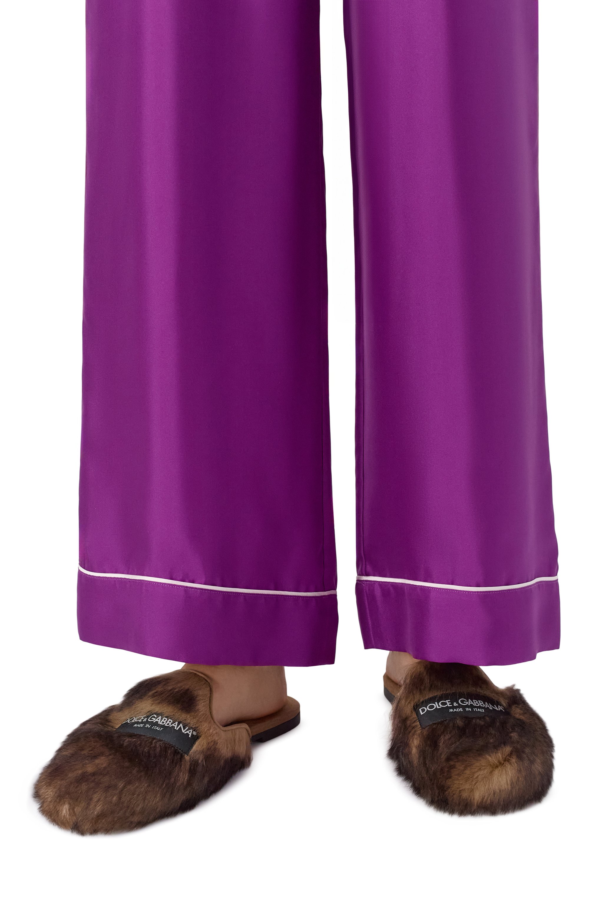 Сабо из овчины DOLCE & GABBANA, арт. CI0224/A9Y93, фото 2