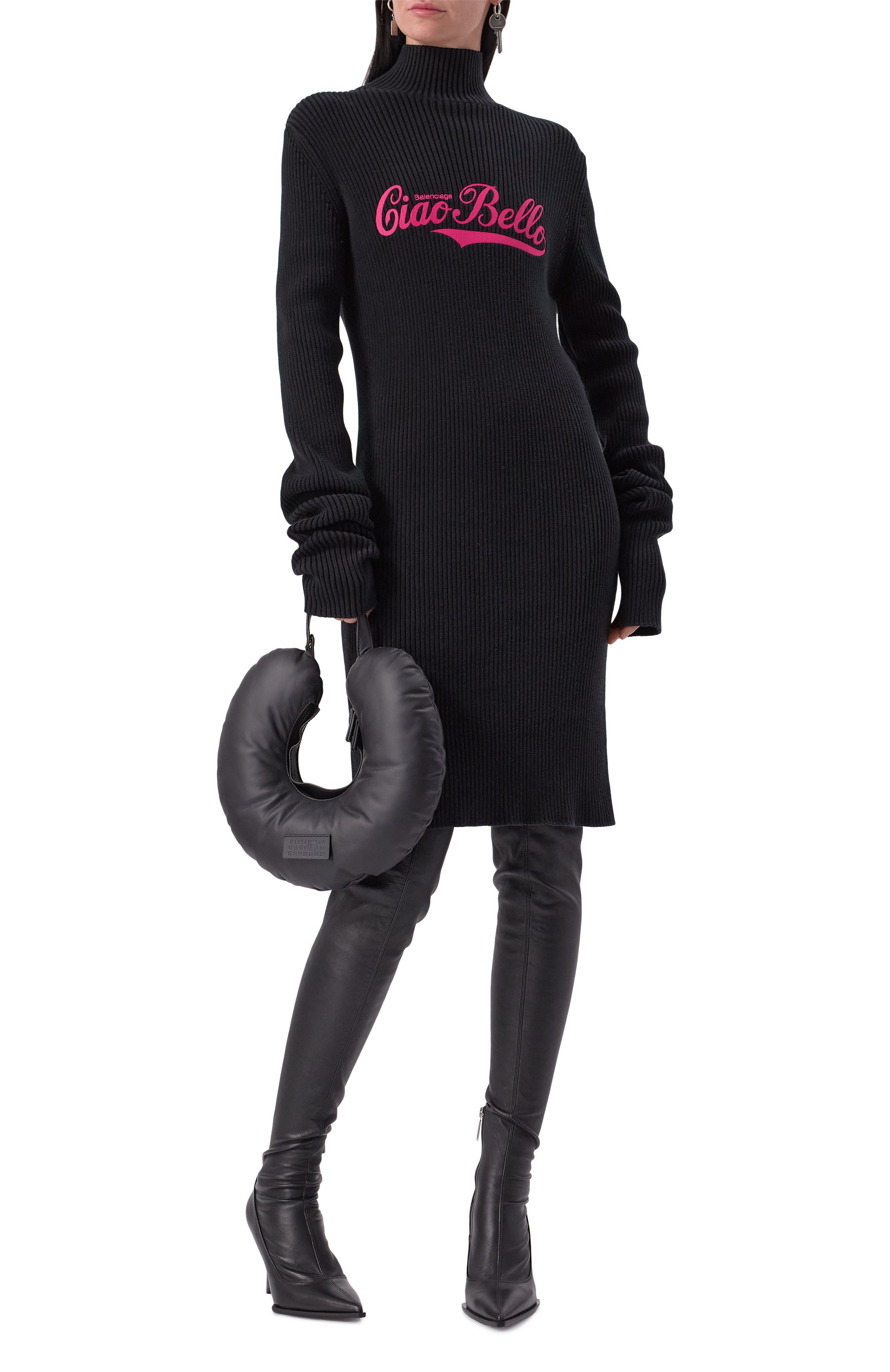 Хлопковое платье BALENCIAGA, арт. 809424/T3349, фото 2