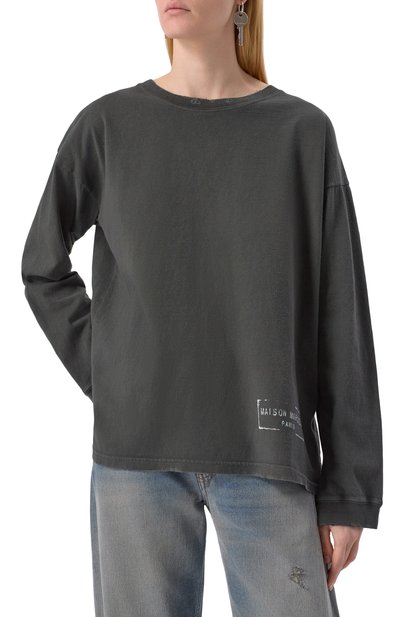 Хлопковый лонгслив MAISON MARGIELA, арт. S51GC0535/S24567, фото 3