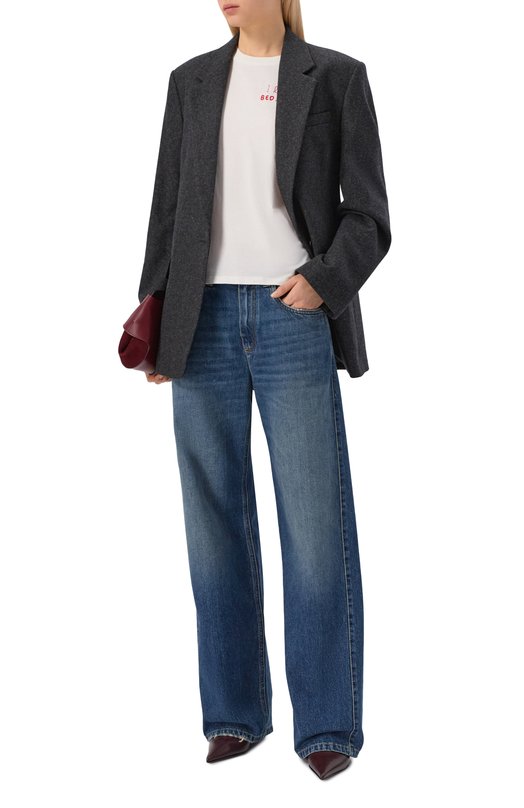 Хлопковая футболка MC2 Saint Barth EMI0002-03772I/EMILIE W Белый  EMI0002-03772I/EMILIE W Фото 2