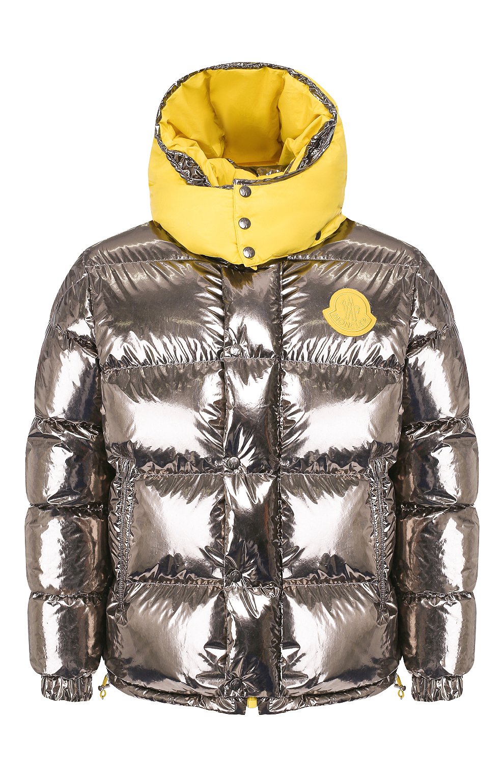 Серебряная мужская пуховик 2 moncler 1952 x valextra MONCLER