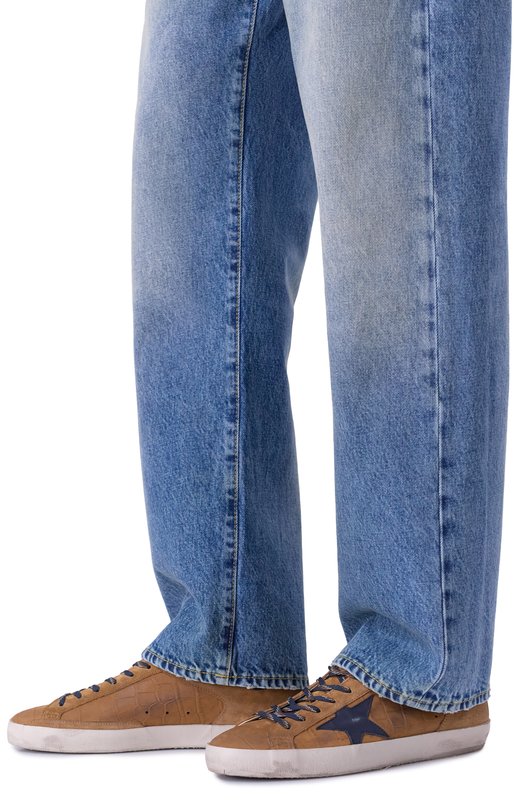 Кожаные кеды Super-Star Golden Goose Deluxe Brand GMF00103.F007333 Коричневый  GMF00103.F007333 Фото 3