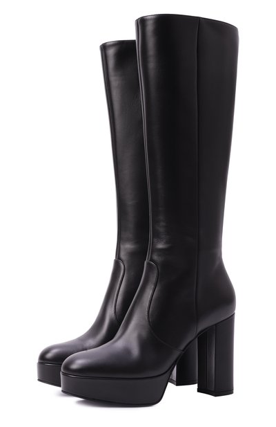 Женские кожаные сапоги portree GIANVITO ROSSI, арт. G80177.70RIC.VGINER0