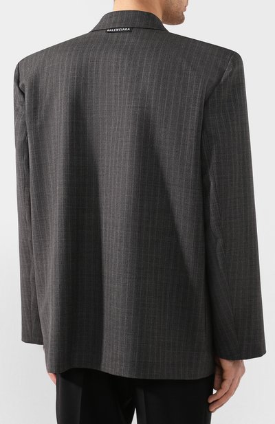 Шерстяной пиджак BALENCIAGA, арт. 602305/TGT15, фото 4