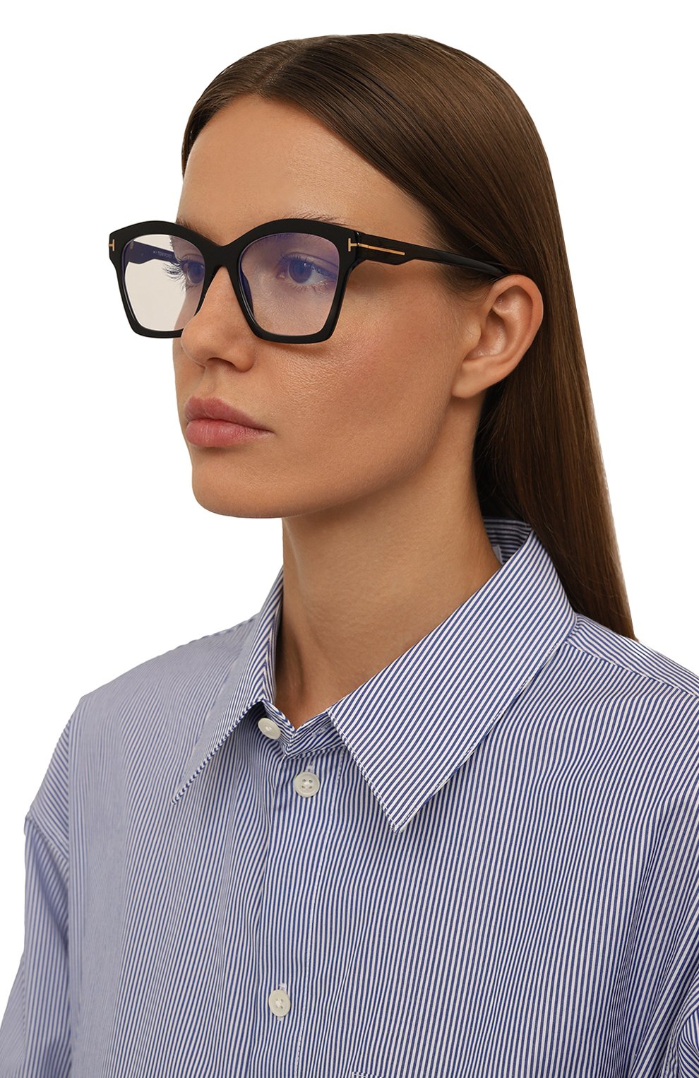 Оправа TOM FORD черного цвета по цене 37450 руб., арт. TF5965-B 001, фото 2 Оправа TOM FORD, арт. TF5965-B 001, фото 2