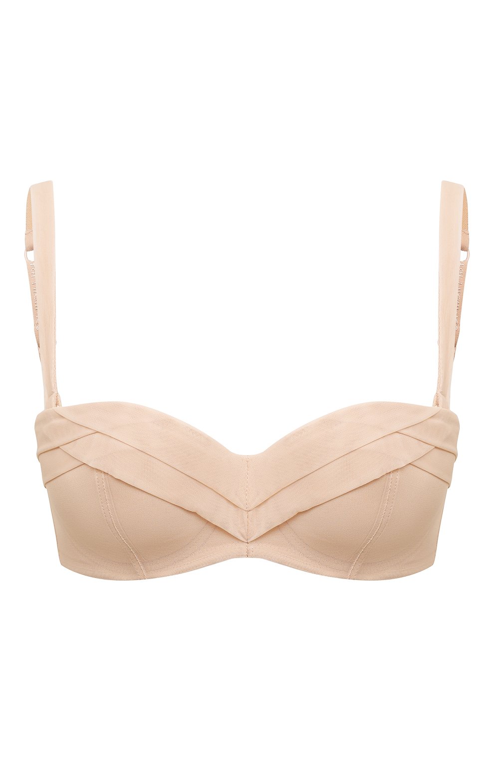 Бюстгальтер-балконет CHANTAL THOMASS светло-бежевого цвета по цене 15130 руб., арт. T00420, фото 1 Бюстгальтер-балконет CHANTAL THOMASS, арт. T00420, фото 1