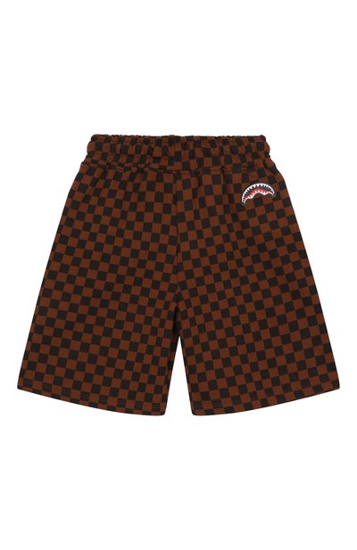 Хлопковые шорты SPRAYGROUND, арт. SPY1439E/MAKES THE W0RLD G0 R0UND SH0RTS, фото 2