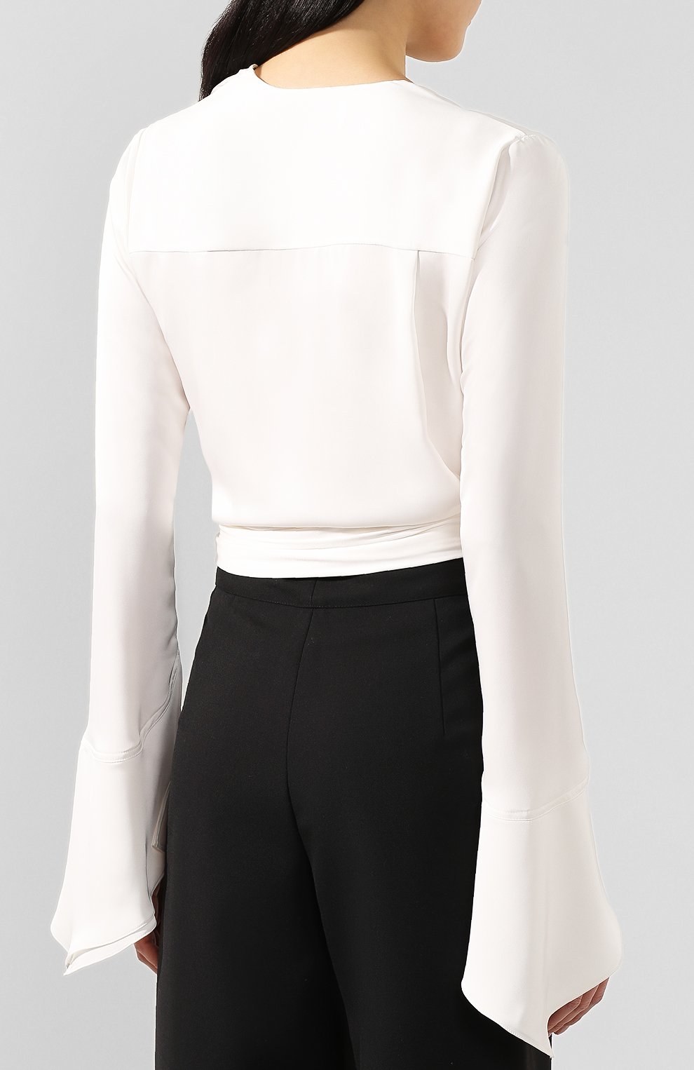 Атласная блузка LANVIN, арт. RW-T0680U-3950-E20, фото 4