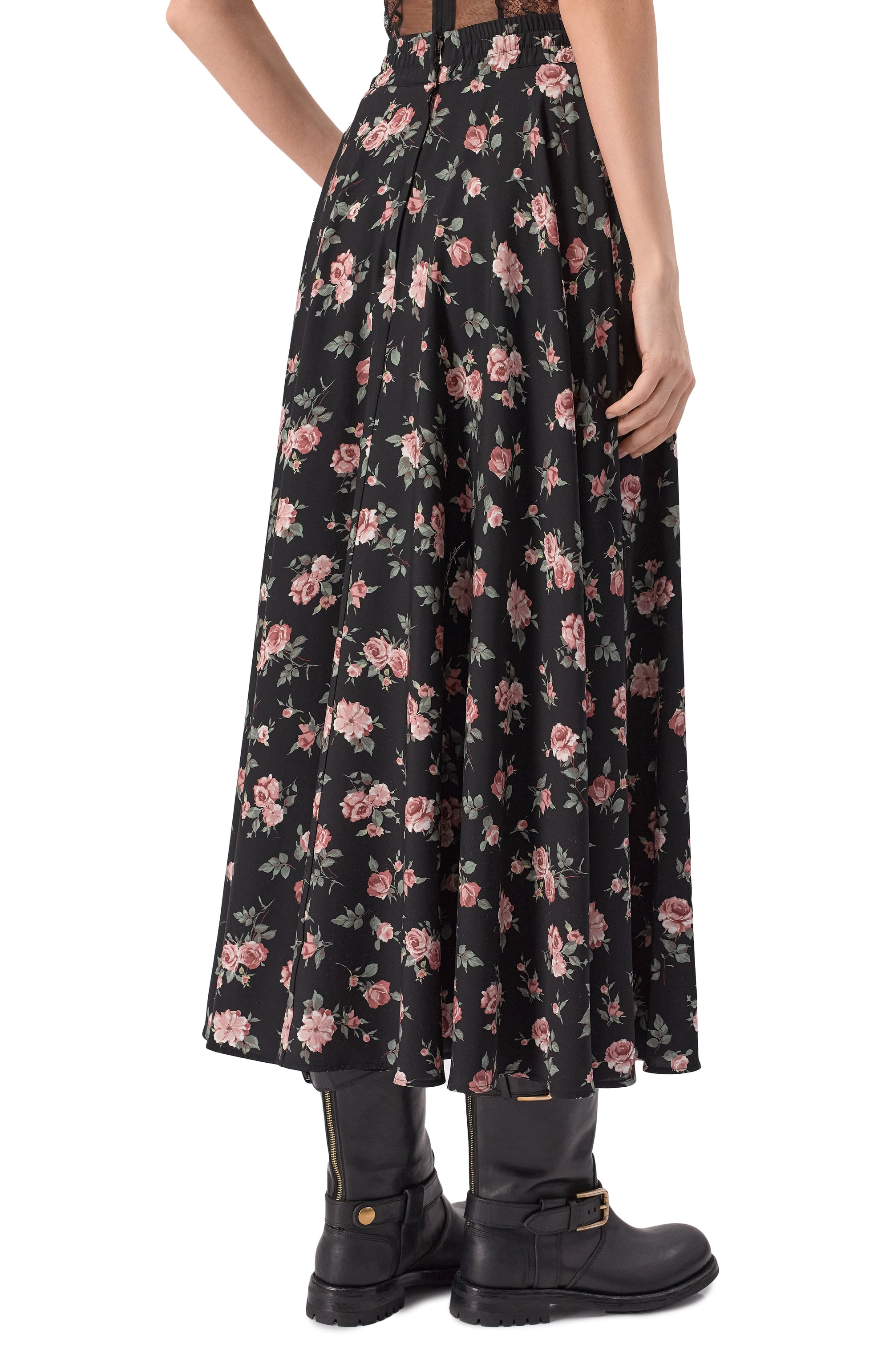 Шелковая юбка DOLCE & GABBANA, арт. F4DBGT/FSA8C, фото 4