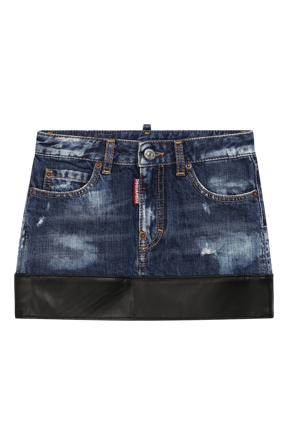 Джинсовая мини-юбка DSQUARED2, арт. DQ03DR-D00U1, фото 1