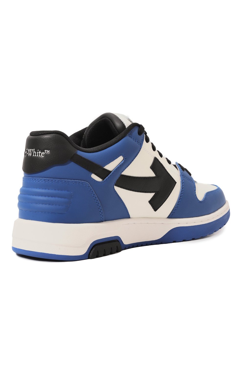 Кожаные кеды out of office OFF-WHITE, арт. 0MIA189S24LEA006, фото 5