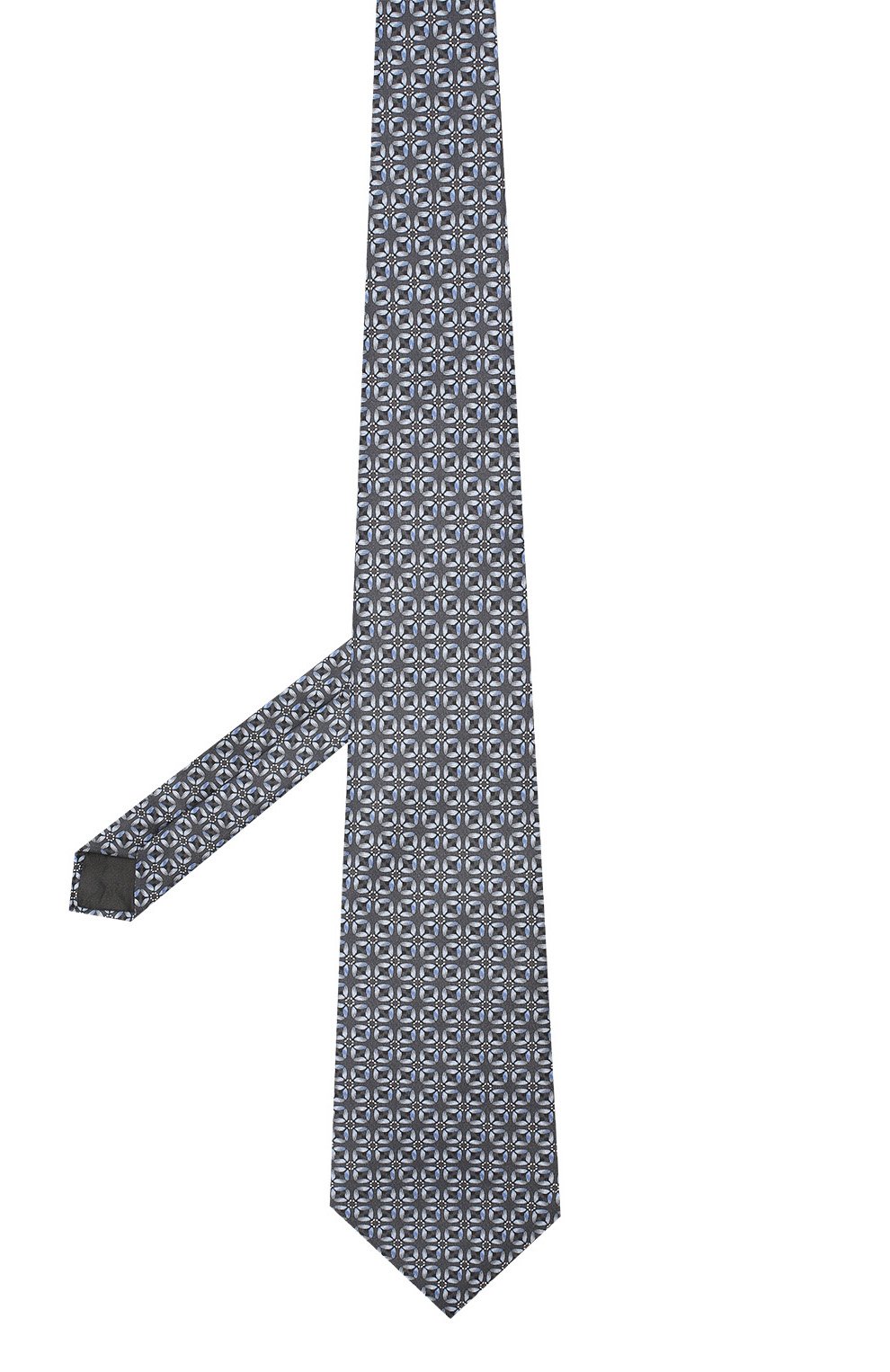 Шелковый галстук LANVIN серого цвета по цене 11950 руб., арт. 2345/TIE, фото 2 Шелковый галстук LANVIN, арт. 2345/TIE, фото 2