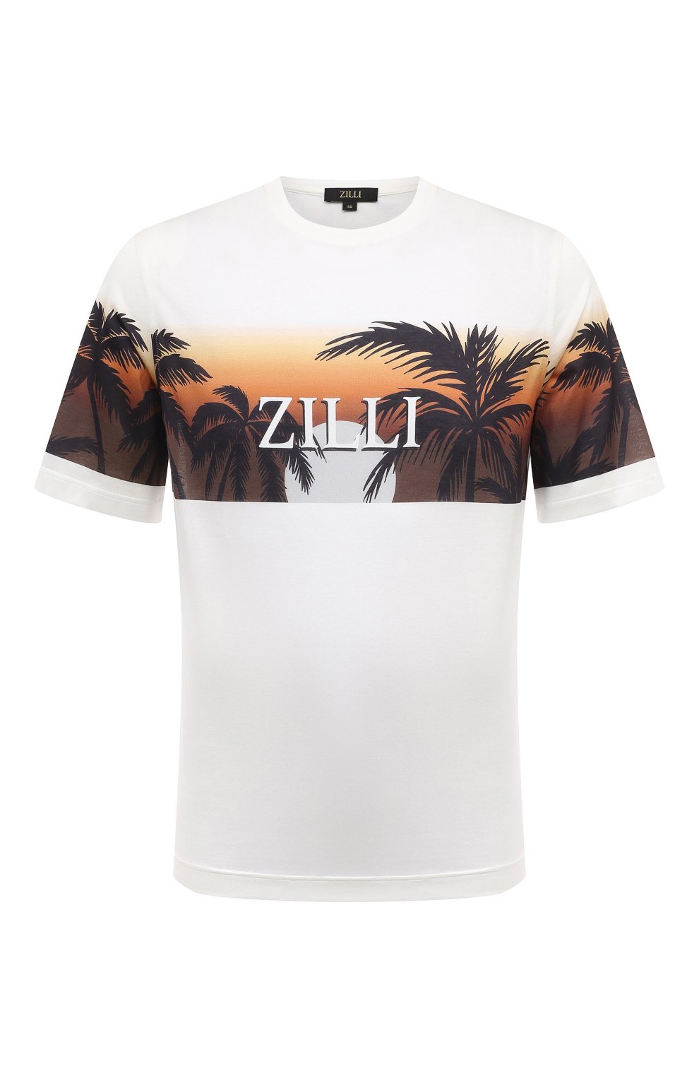 Хлопковая футболка ZILLI, арт. TSR02AM0110VZLF01, фото 1