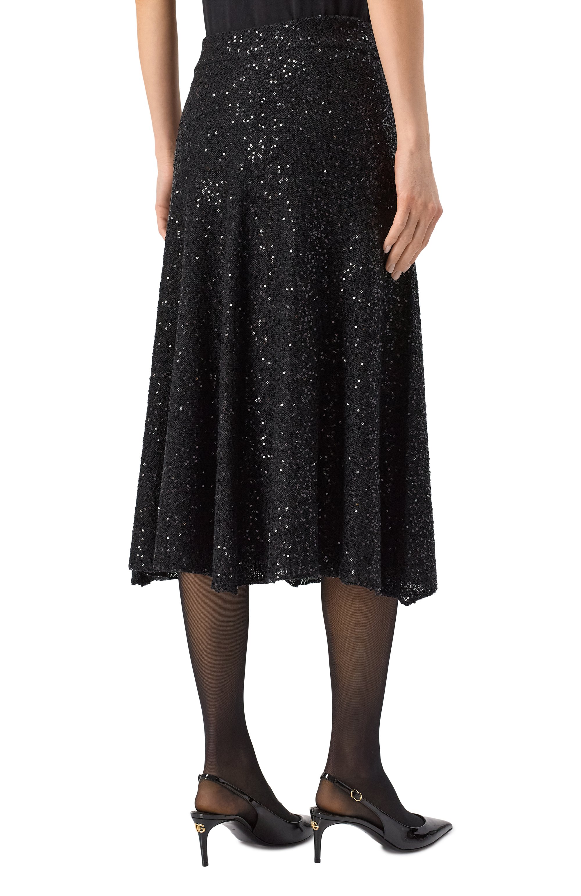 Юбка изо льна и кашемира BRUNELLO CUCINELLI, арт. MDJ547689, фото 4