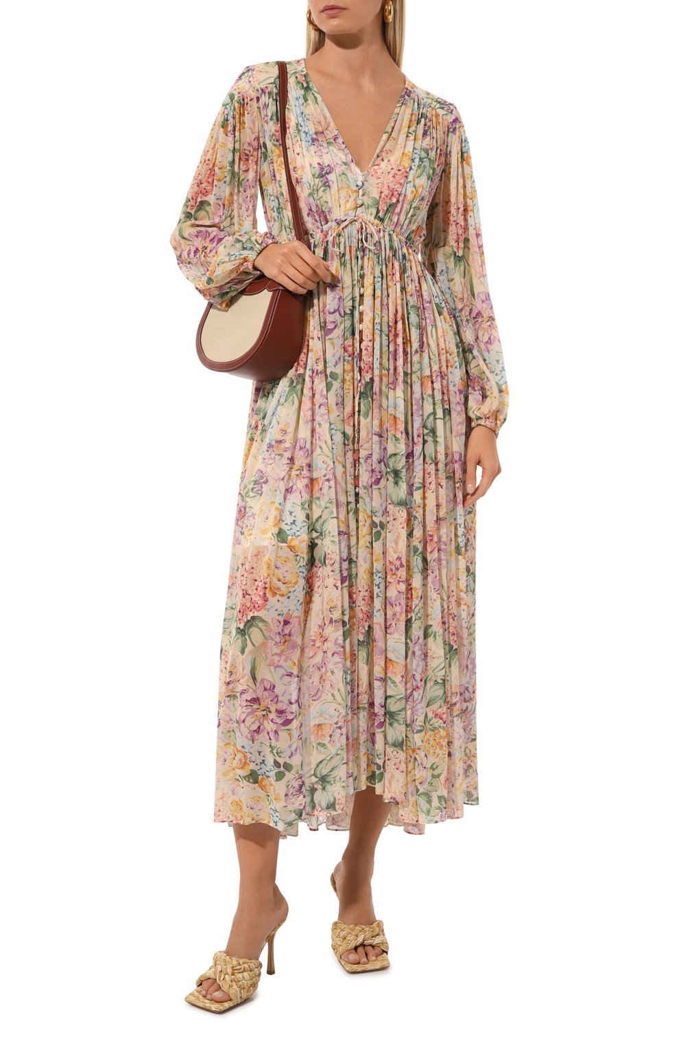 Платье из вискозы ZIMMERMANN, арт. 7384DSS241, фото 2