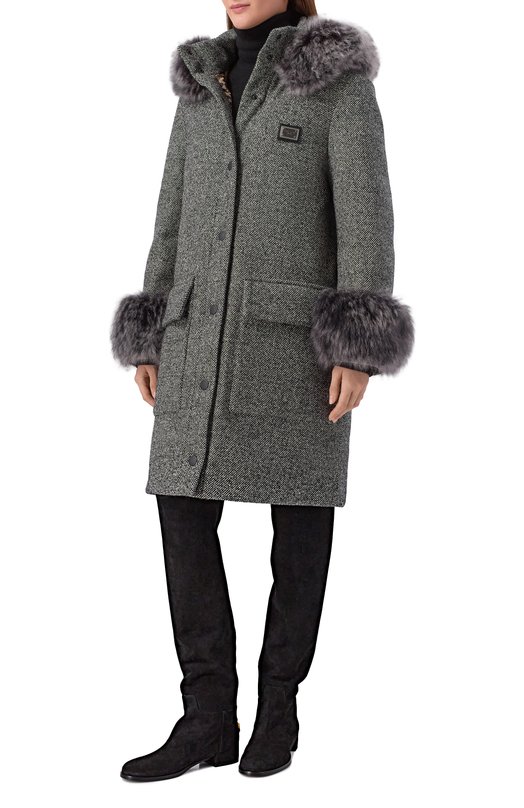 Замшевые сапоги Day Classic 20 Dolce & Gabbana CU1217/A1275 Чёрный  CU1217/A1275 Фото 3