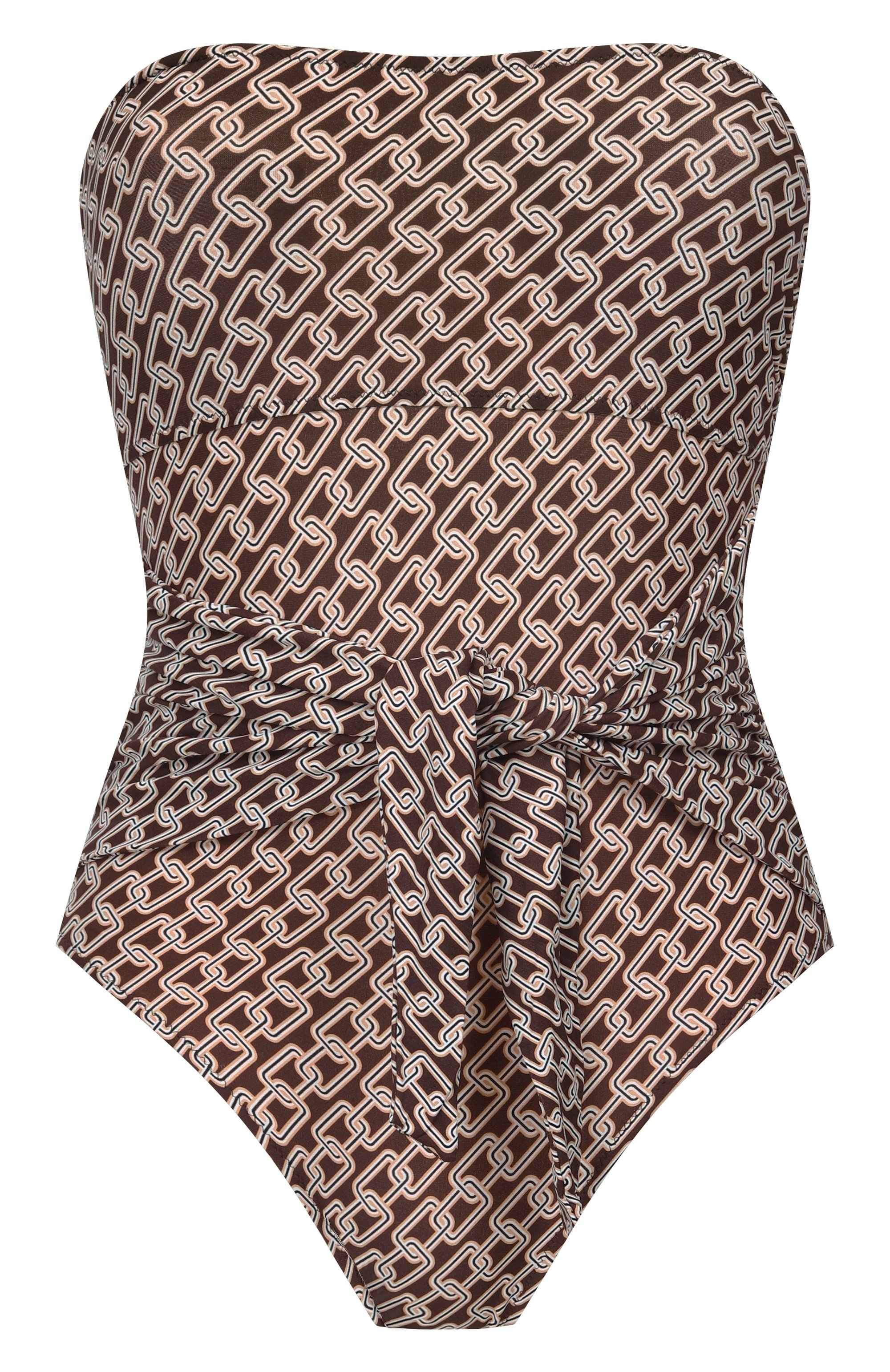 Слитный купальник MELISSA ODABASH коричневого цвета по цене 44130 руб., арт. MUNICH CR, фото 1 Слитный купальник MELISSA ODABASH, арт. MUNICH CR, фото 1