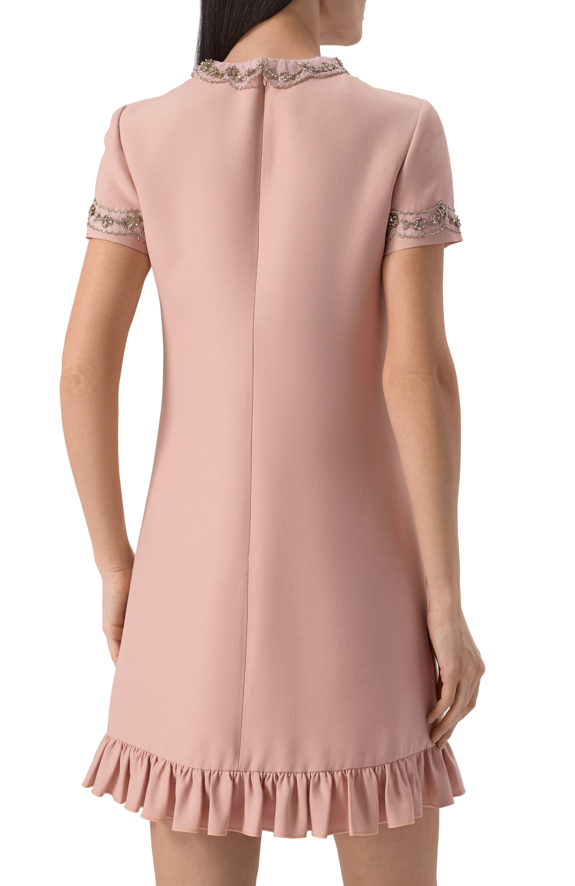 Платье из шерсти и шелка VALENTINO, арт. 6B3VAEL01CF, фото 4