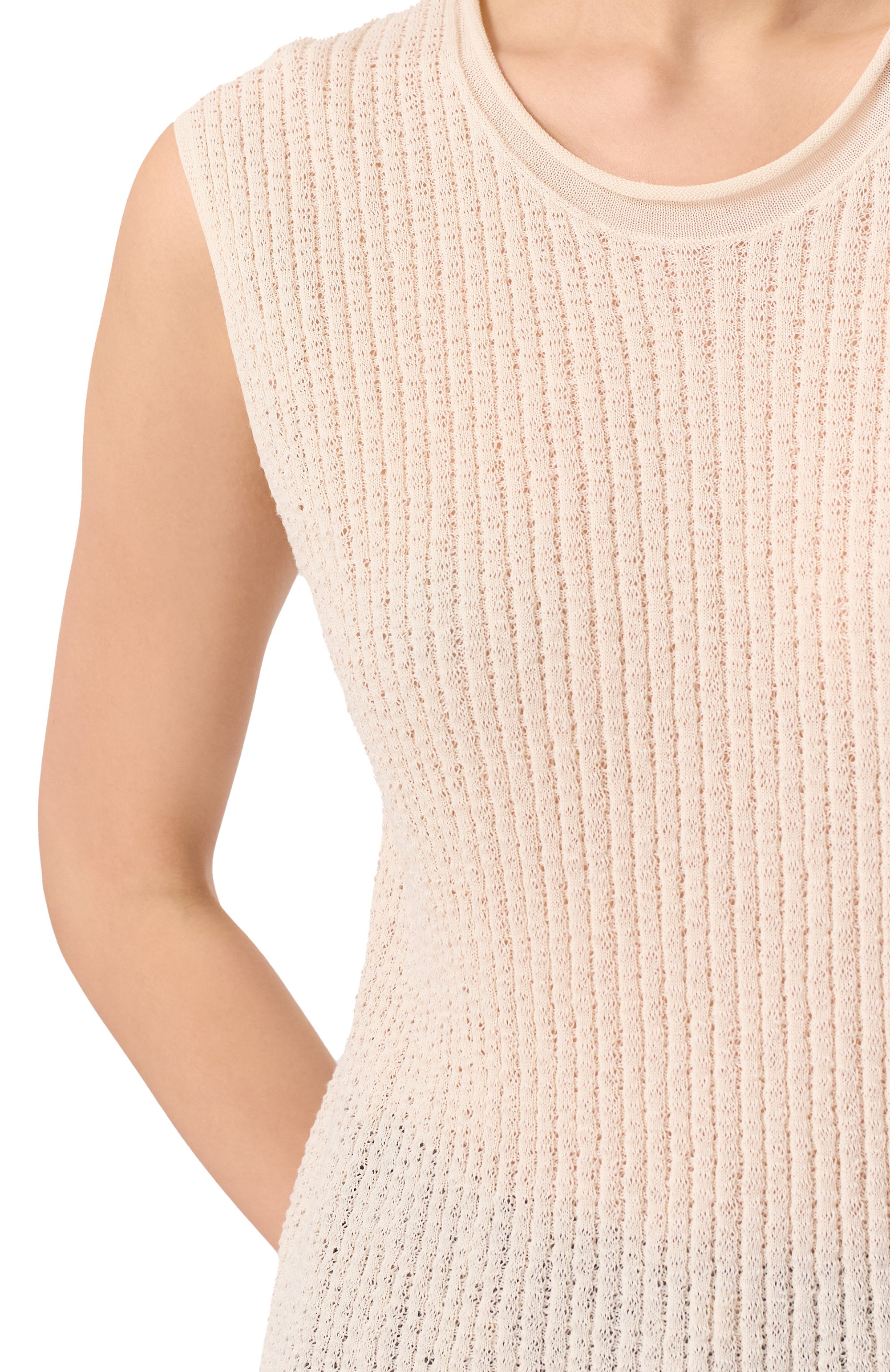 Топ из хлопка и шелка UMA WANG, арт. UK7162_, фото 5