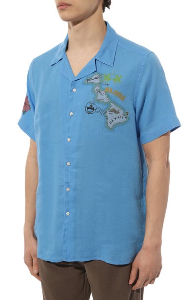 Льняная рубашка LA MARTINA, арт. VMC309/TL319, фото 3