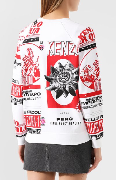 Хлопковый свитшот KENZO, арт. F962SW803962, фото 4