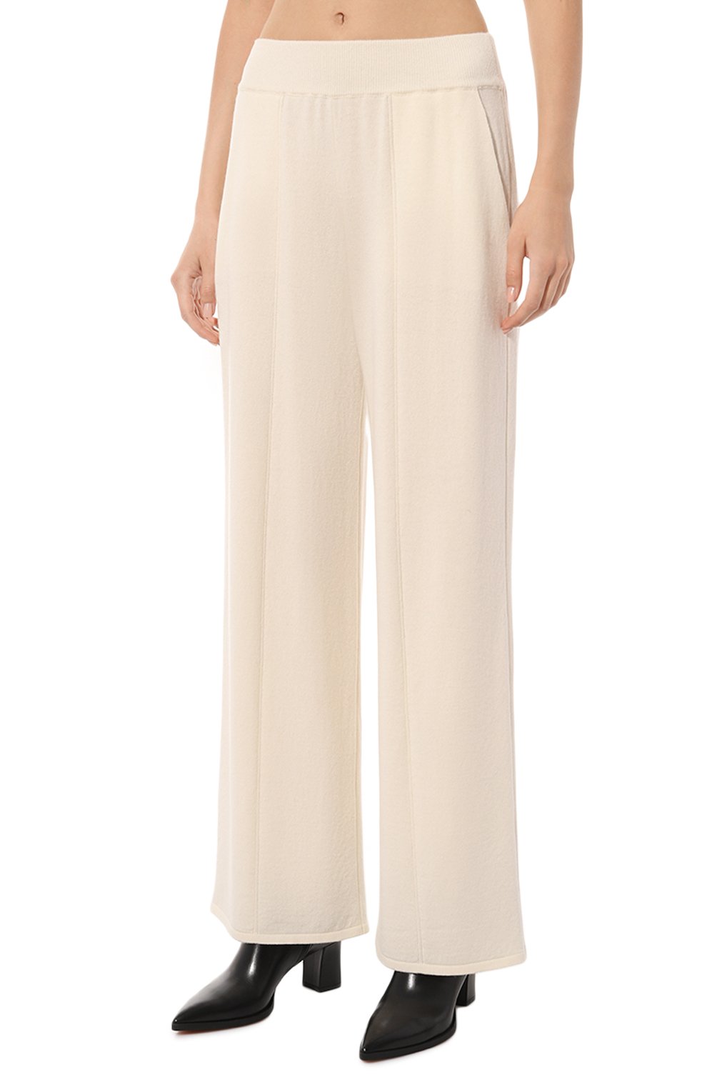 Брюки из шерсти и кашемира FREEAGE кремового цвета по цене 48400 руб., арт. W25.PT041.2030.101, фото 3 Брюки из шерсти и кашемира FREEAGE, арт. W25.PT041.2030.101, фото 3