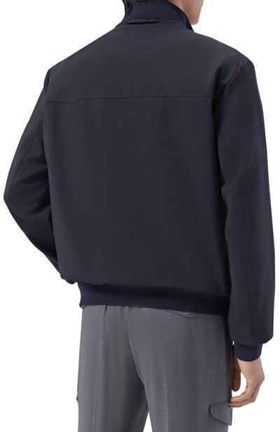 Шерстяной бомбер BOGNER темно-синего цвета по цене 73000 руб., арт. 38781096, фото 4 Шерстяной бомбер BOGNER, арт. 38781096, фото 4