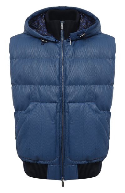Мужской пуховый жилет ZILLI SPORT, арт. MAU-YD008-SDB00/0001
