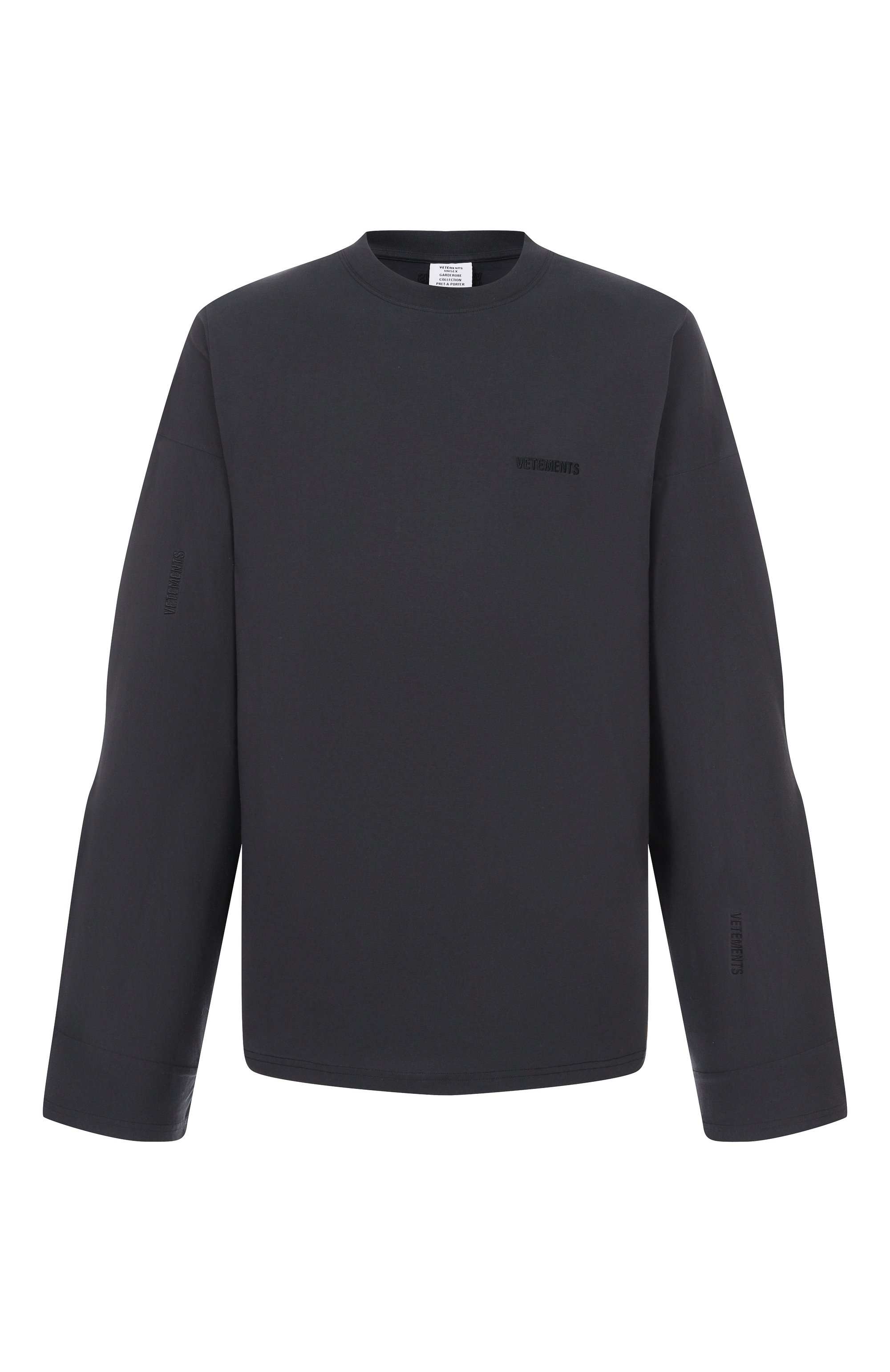 Хлопковый лонгслив VETEMENTS, арт. UH76LS580B, фото 1