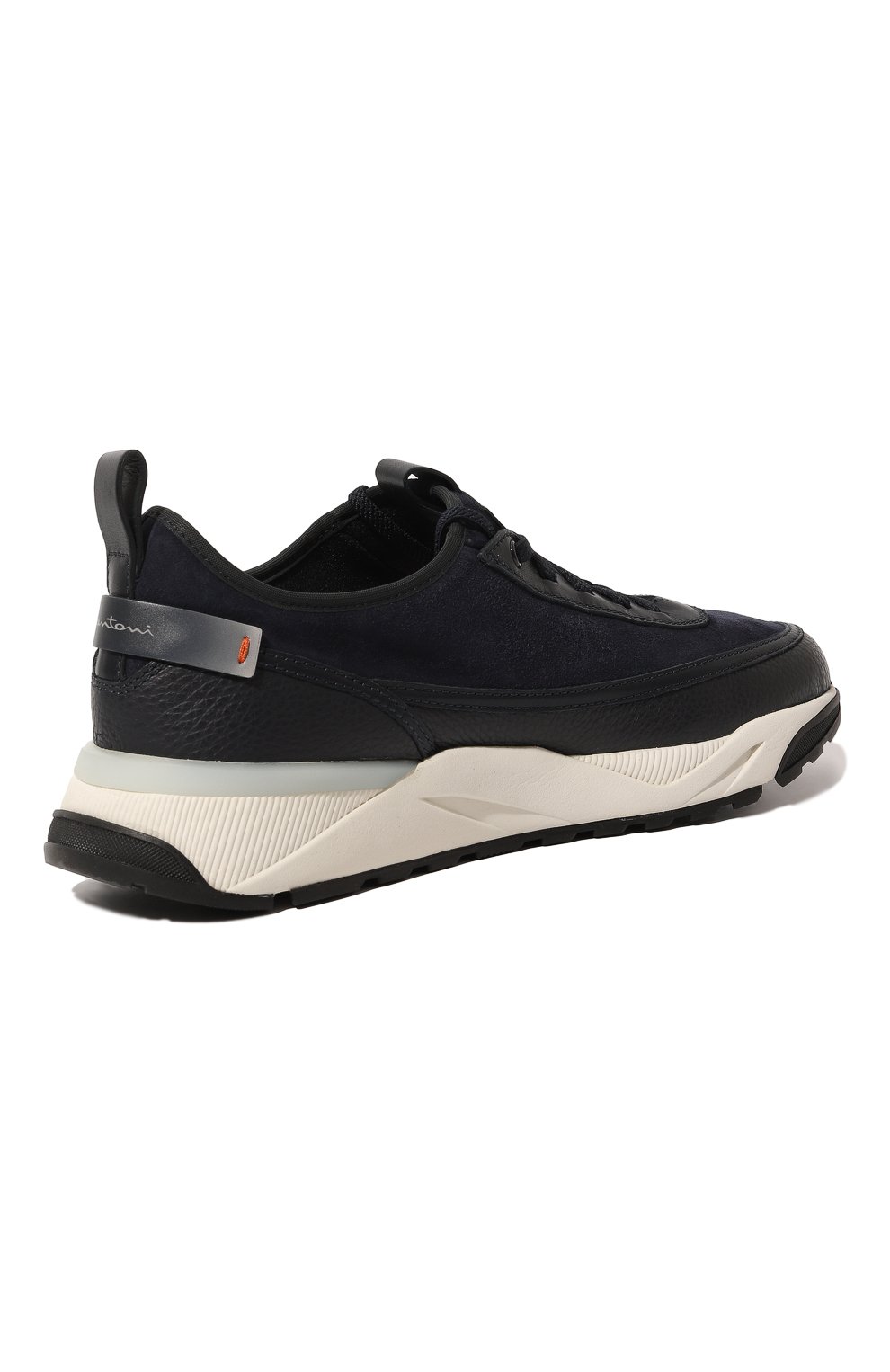 Кожаные кроссовки SANTONI, арт. MBI021534BINRHPRU75, фото 5