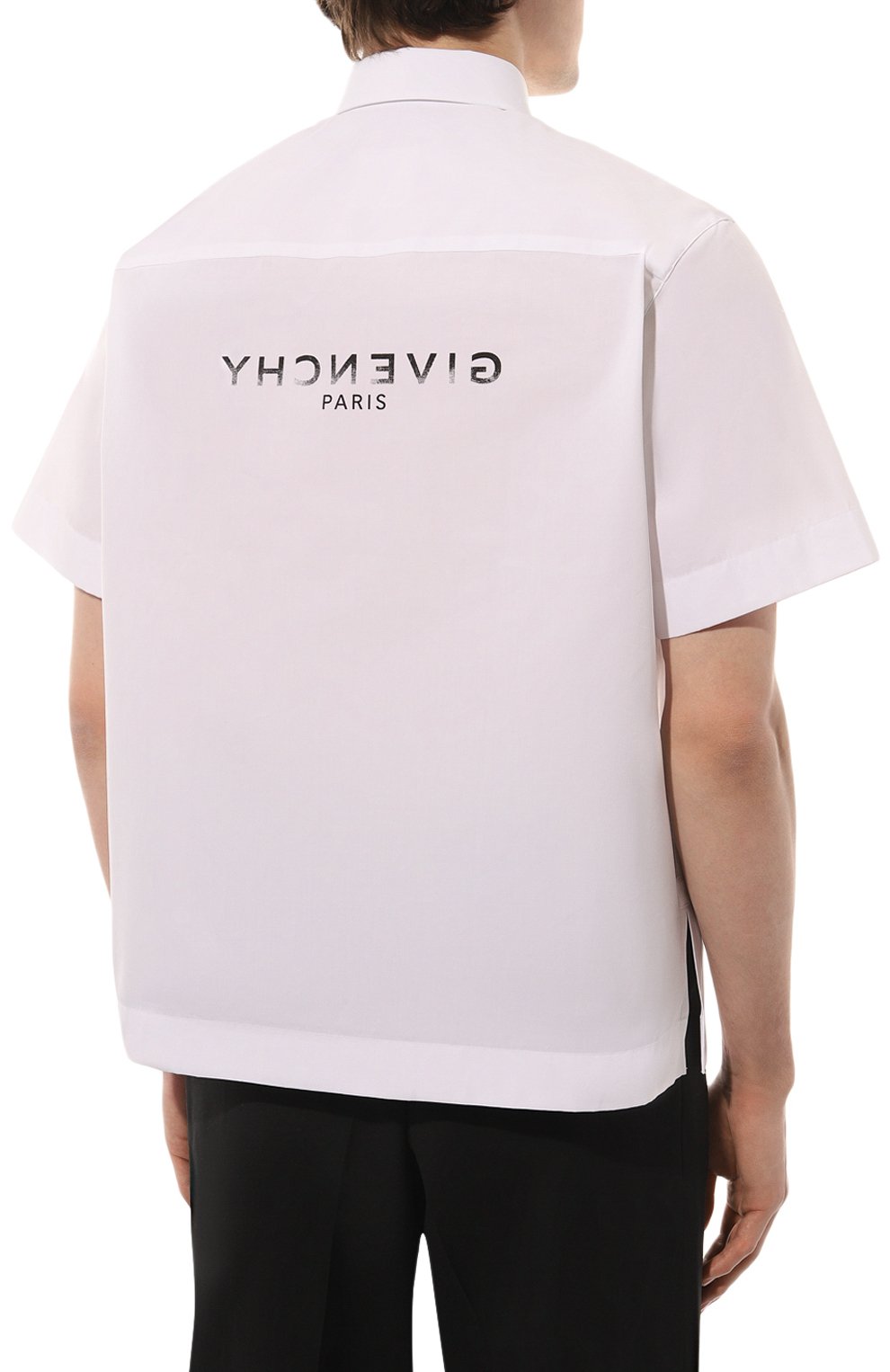 Хлопковая рубашка GIVENCHY, арт. BM60UB1YB8, фото 4