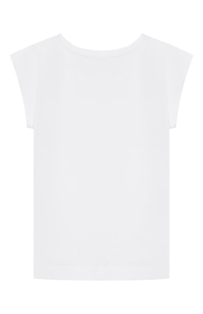 Хлопковая футболка MONNALISA, арт. 19G617, фото 2