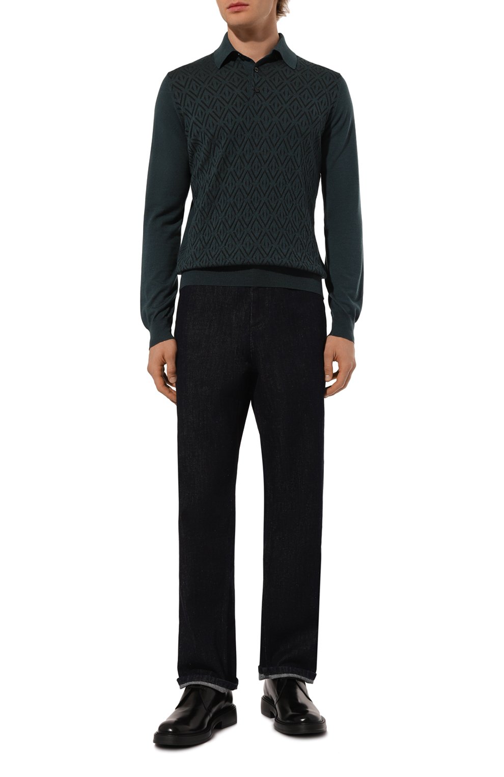 Поло из шерсти и шелка ZILLI, арт. KBP001M0230VRHB00, фото 2