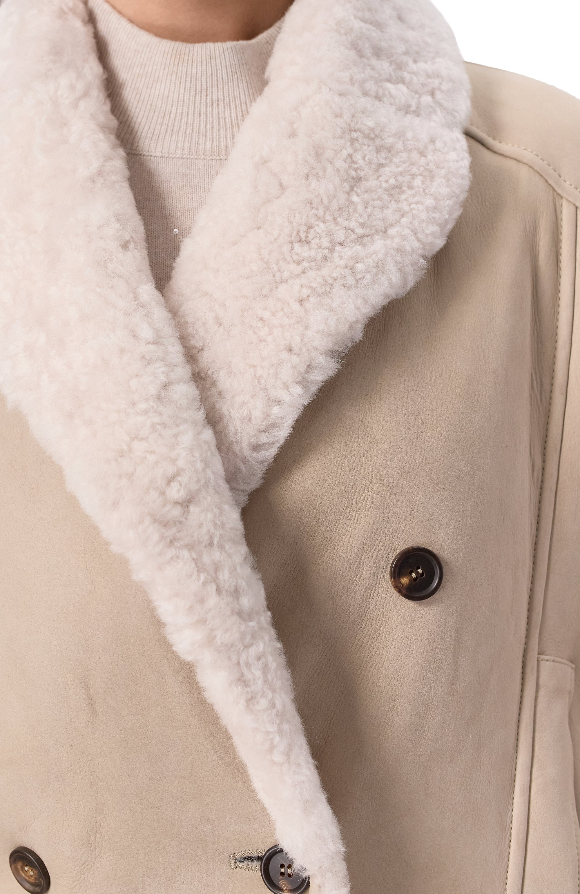 Двусторонняя дубленка BRUNELLO CUCINELLI, арт. MPMBP7962P, фото 5