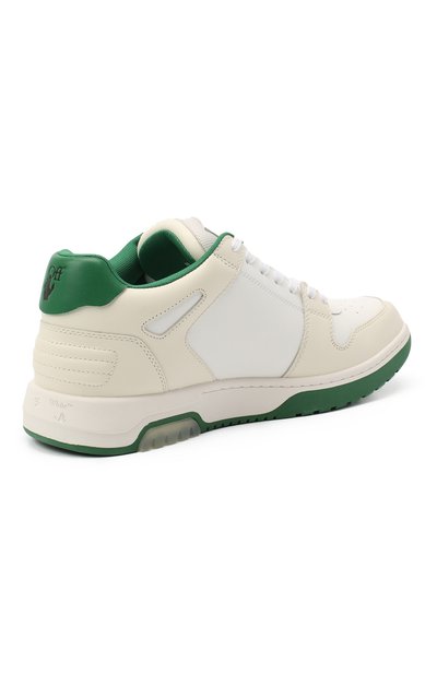 Кожаные кеды out of office OFF-WHITE, арт. 0MIA189F20LEA0010155, фото 4