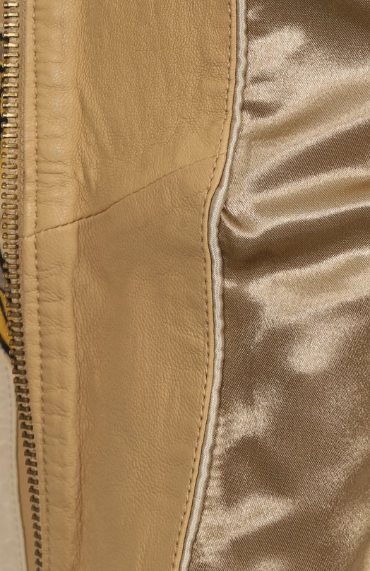 Кожаная куртка Aeronautica Militare 251PN6044DPL263 Бежевый  251PN6044DPL263 Фото 7