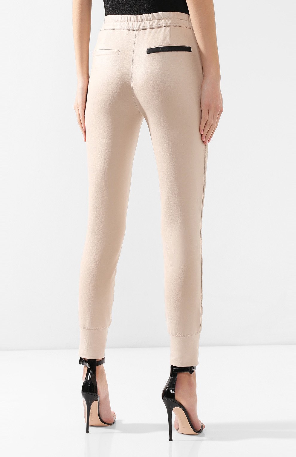 Джоггеры из смеси шелка и хлопка TOM FORD, арт. PAJ034-FAX468, фото 4