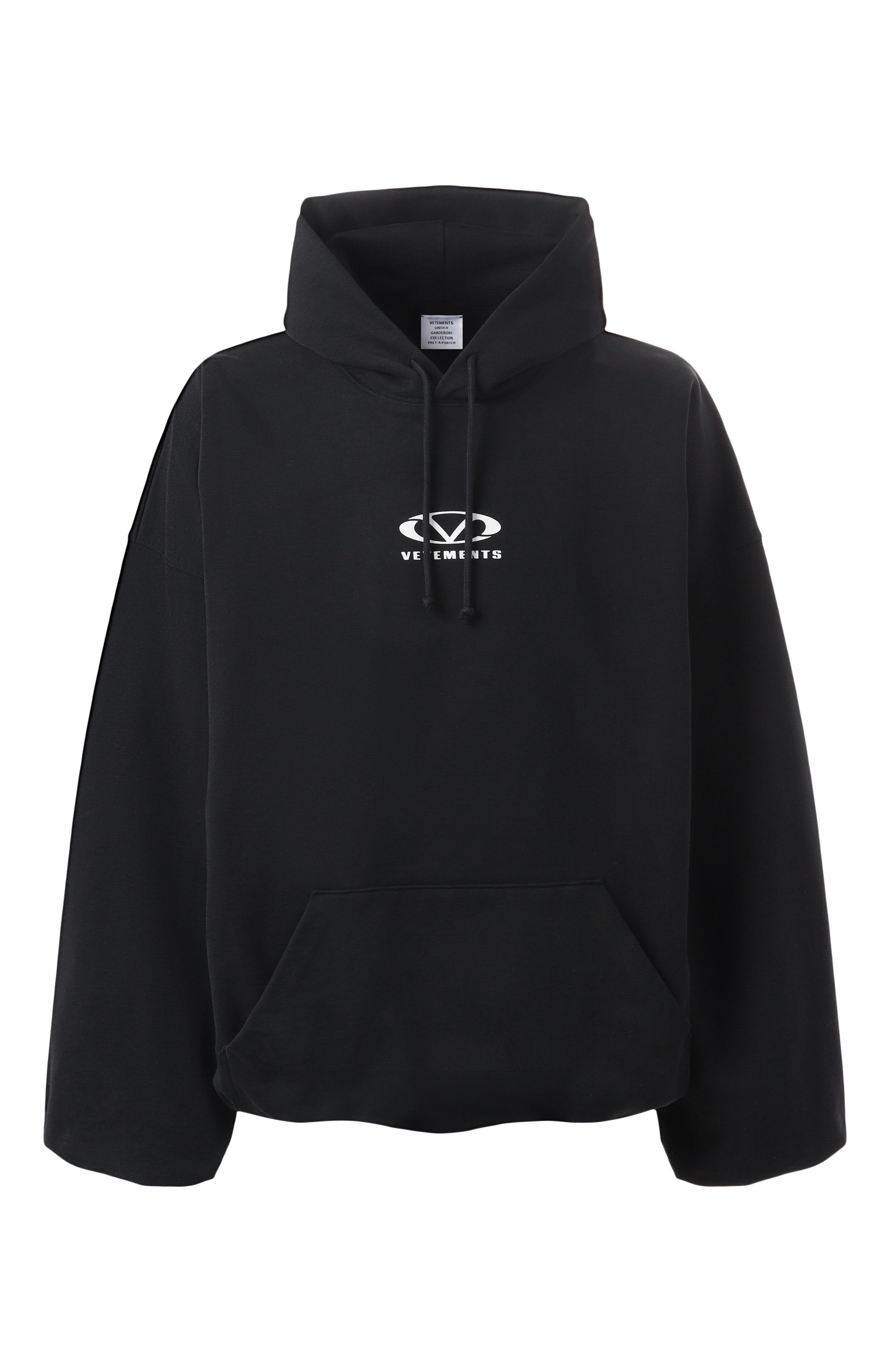 Хлопковое худи VETEMENTS, арт. UA66HD600BW, фото 1