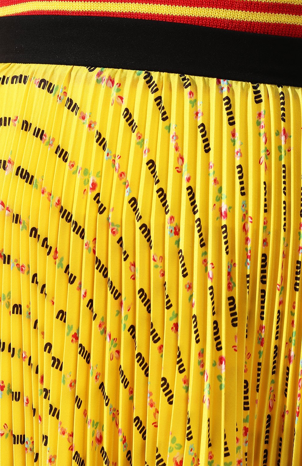 Плиссированная юбка MIU MIU, арт. MG1378-1WBI-F0377, фото 5