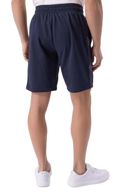 Хлопковые шорты EMPORIO ARMANI темно-синего цвета по цене 10650 руб., арт. EM000495/AF10781, фото 4 Хлопковые шорты EMPORIO ARMANI, арт. EM000495/AF10781, фото 4