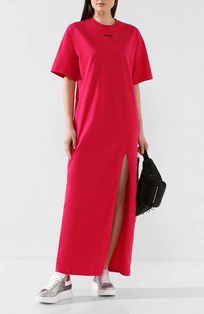 Хлопковое платье MSGM, арт. 2842MDA160 207498, фото 2