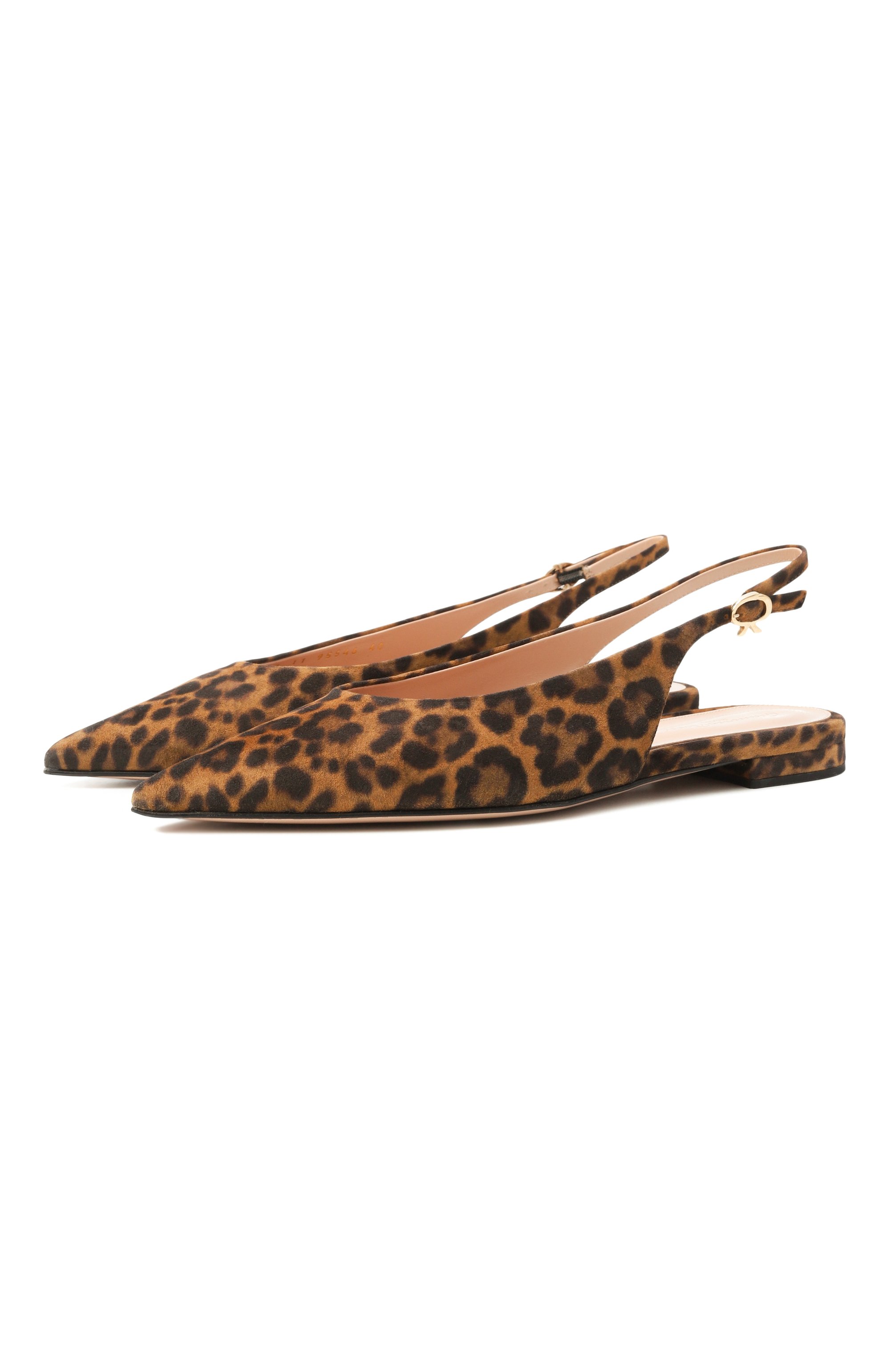 Замшевые балетки robbie GIANVITO ROSSI, арт. G95546.05RIC.CMDALLP, фото 1