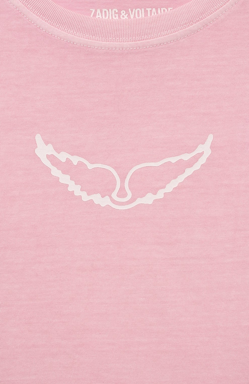 Хлопковая футболка ZADIG AND VOLTAIRE, арт. X60235, фото 3