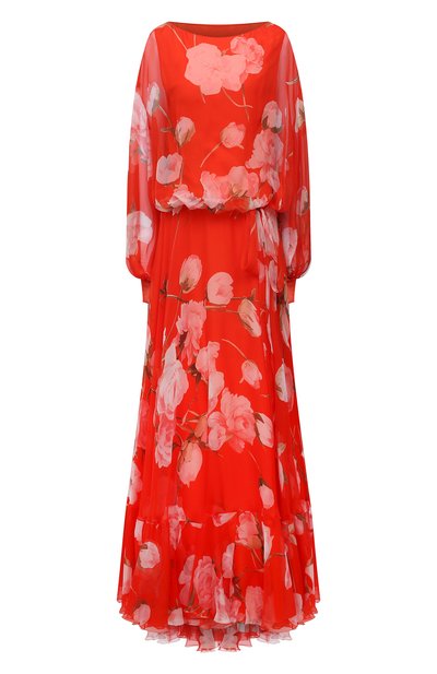 Шелковое платье VALENTINO, арт. VB0VDBZ56DN, фото 1